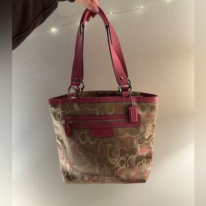COACH BAG - PINK rare find